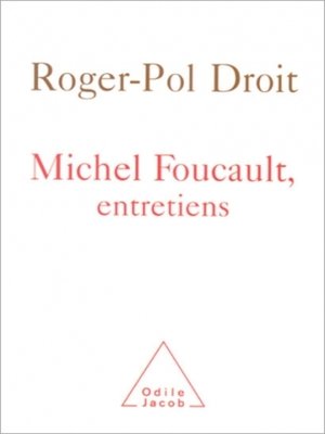 cover image of Michel Foucault, entretiens